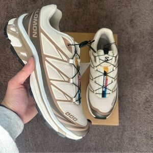 Salomon XT-6 Almond Milk/Portabella/lce Flow size 11